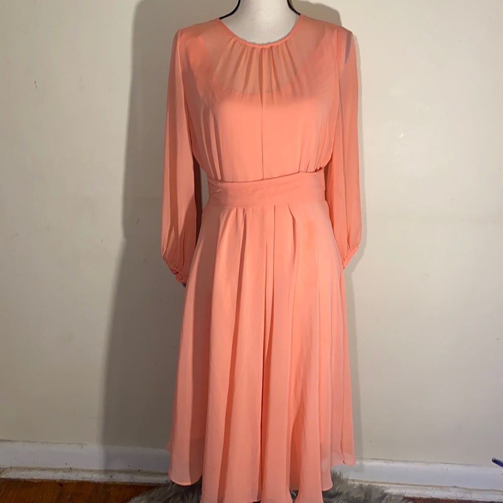 Eva Mendes peach women’s dress size 4